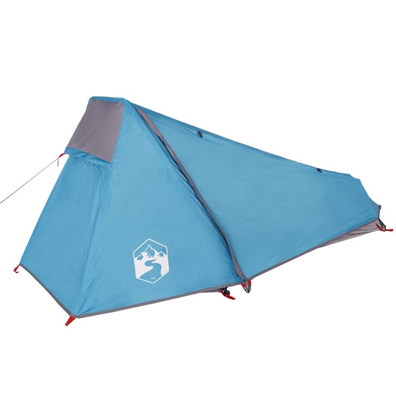 Sport si Outdoor - Camping - Corturi camping - Cort de camping tunel pentru 1 persoana, albastru, impermeabil - Infinity.ro