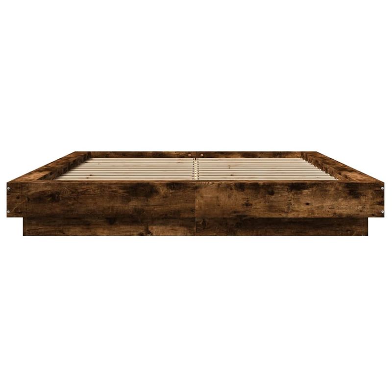 Casa si Gradina - Mobilier - Paturi si accesorii - Paturi - Cadru de pat, stejar fumuriu, 120x200 cm, lemn prelucrat - Infinity.ro