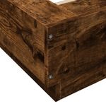 Casa si Gradina - Mobilier - Paturi si accesorii - Paturi - Cadru de pat, stejar fumuriu, 120x200 cm, lemn prelucrat - Infinity.ro