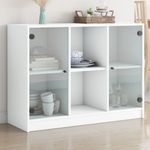 Casa si Gradina - Mobilier - Comode si corpuri - Comode - Dulap, alb, 101,5x37x75,5 cm, lemn prelucrat - Infinity.ro