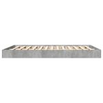 Casa si Gradina - Mobilier - Paturi si accesorii - Paturi - Cadru de pat, gri beton, 160x200 cm, lemn prelucrat - Infinity.ro
