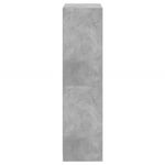 Casa si Gradina - Mobilier - Comode si corpuri - Corpuri bucatarie - Dulap inalt cu usi, gri beton, 68x37x142 cm, lemn compozit - Infinity.ro