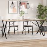 Casa si Gradina - Mobilier - Feronerie si accesorii mobila - Picioare masa de sufragerie X-Frame 180x80x73 cm Fonta - Infinity.ro