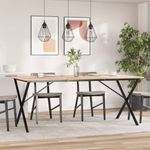 Casa si Gradina - Mobilier - Feronerie si accesorii mobila - Picioare masa de sufragerie X-Frame 180x80x73 cm Fonta - Infinity.ro
