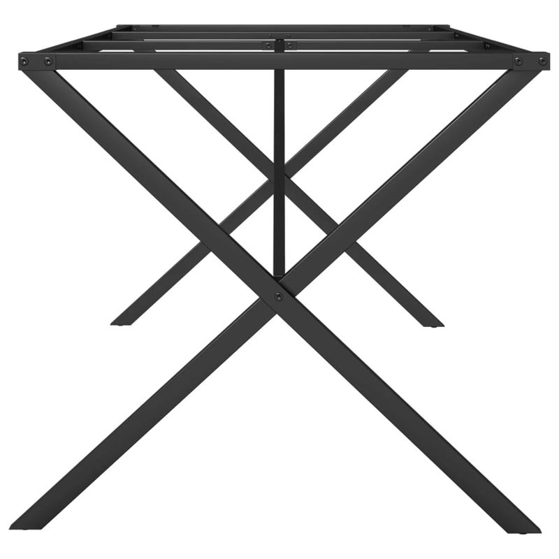 Casa si Gradina - Mobilier - Feronerie si accesorii mobila - Picioare masa de sufragerie X-Frame 180x80x73 cm Fonta - Infinity.ro