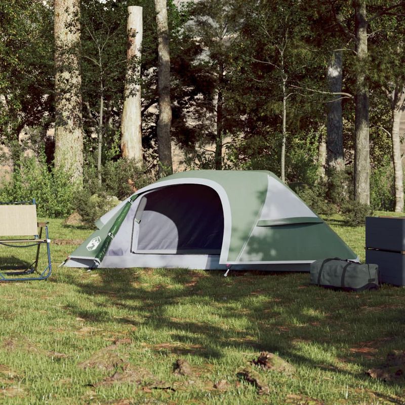 Sport si Outdoor - Camping - Corturi camping - Cort de camping cupola pentru 1 persoana, verde, impermeabil - Infinity.ro