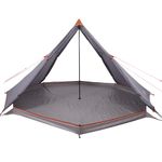 Sport si Outdoor - Camping - Corturi camping - Cort de familie Tipi pentru 8 persoane gri impermeabil - Infinity.ro