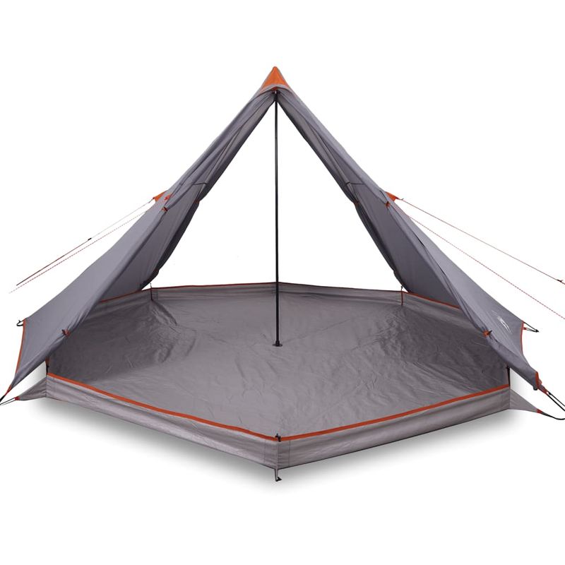 Sport si Outdoor - Camping - Corturi camping - Cort de familie Tipi pentru 8 persoane gri impermeabil - Infinity.ro