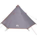 Sport si Outdoor - Camping - Corturi camping - Cort de familie Tipi pentru 8 persoane gri impermeabil - Infinity.ro