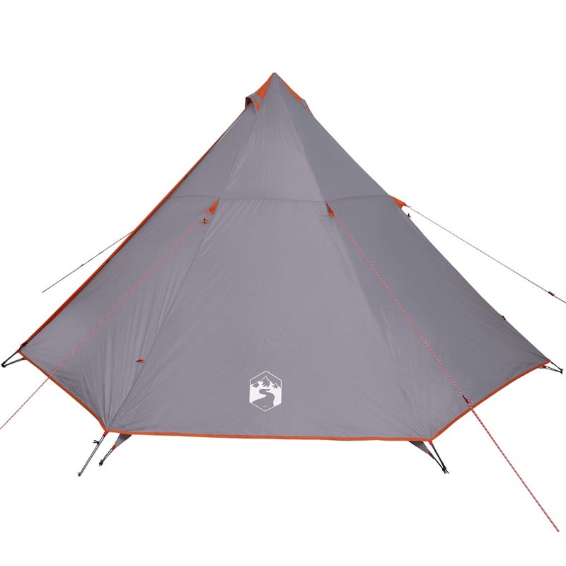 Sport si Outdoor - Camping - Corturi camping - Cort de familie Tipi pentru 8 persoane gri impermeabil - Infinity.ro