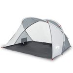 Sport si Outdoor - Camping - Corturi camping - Cort de plaja pop-up, gri, impermeabil - Infinity.ro