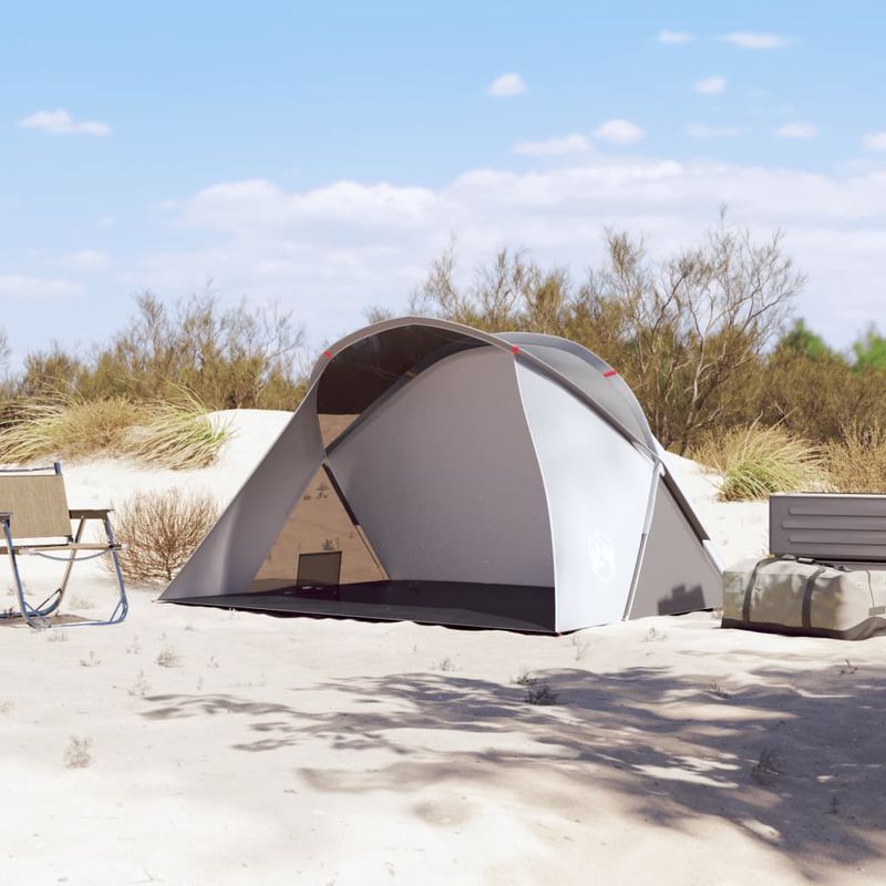 Sport si Outdoor - Camping - Corturi camping - Cort de plaja pop-up, gri, impermeabil - Infinity.ro