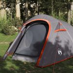 Sport si Outdoor - Camping - Corturi camping - Cort de camping tunel 3 persoane, gri/portocaliu, impermeabil - Infinity.ro