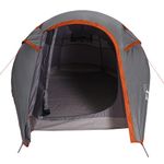 Sport si Outdoor - Camping - Corturi camping - Cort de camping tunel 3 persoane, gri/portocaliu, impermeabil - Infinity.ro
