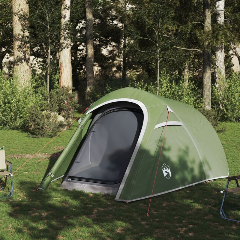 Sport si Outdoor - Camping - Corturi camping - Cort de camping pentru 3 persoane, verde, impermeabil - Infinity.ro