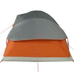 Sport si Outdoor - Camping - Corturi camping - Cort de familie cupola 9 persoane, gri/portocaliu, impermeabil - Infinity.ro