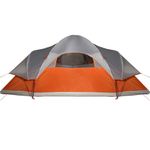 Sport si Outdoor - Camping - Corturi camping - Cort de familie cupola 9 persoane, gri/portocaliu, impermeabil - Infinity.ro