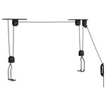 Sport si Outdoor - Ciclism - Accesorii pentru biciclete - Suporturi accesorii biciclete - Palanuri pentru biciclete cu suport pe tavan, 2 buc., 20 kg - Infinity.ro