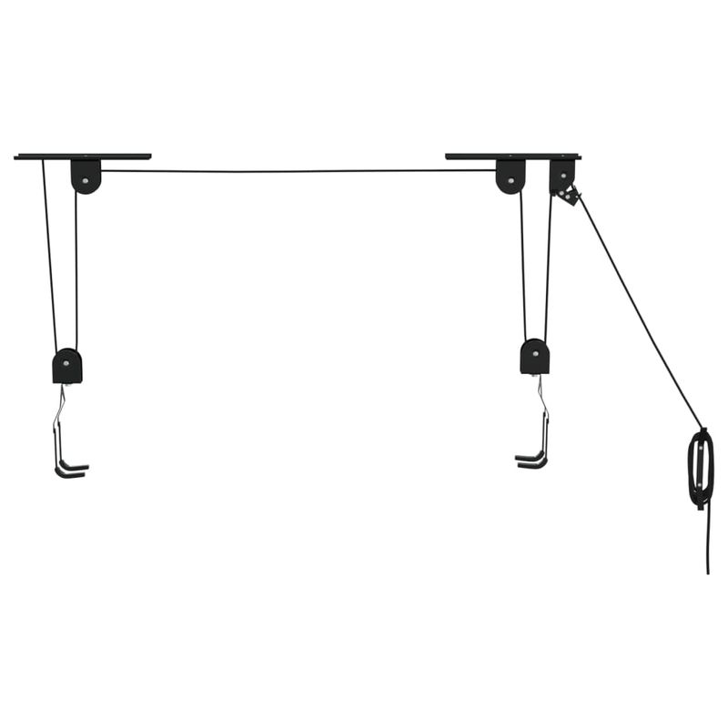 Sport si Outdoor - Ciclism - Accesorii pentru biciclete - Suporturi accesorii biciclete - Palanuri pentru biciclete cu suport pe tavan, 2 buc., 20 kg - Infinity.ro