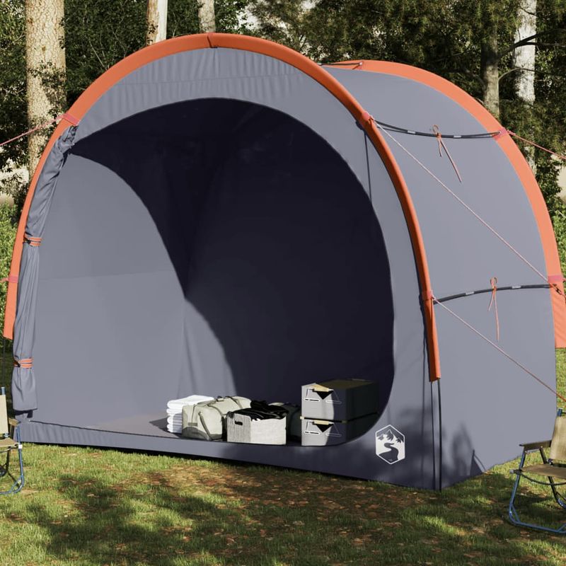 Sport si Outdoor - Camping - Corturi camping - Cort de depozitare gri si portocaliu impermeabil - Infinity.ro