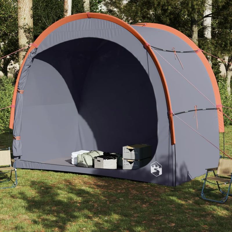 Sport si Outdoor - Camping - Corturi camping - Cort de depozitare gri si portocaliu impermeabil - Infinity.ro