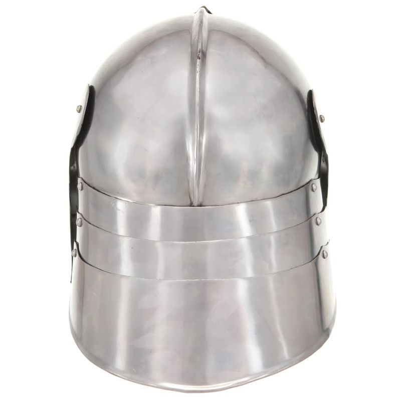 Casa si Gradina - Decoratiuni - Decoratiuni petrecere - Masti si costume carnaval - Coif cavaler medieval antichizat jocuri pe roluri argintiu otel - Infinity.ro