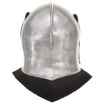 Casa si Gradina - Decoratiuni - Decoratiuni petrecere - Masti si costume carnaval - Coif cavaler medieval antic, jocuri de rol, argintiu, otel, model 31 - Infinity.ro