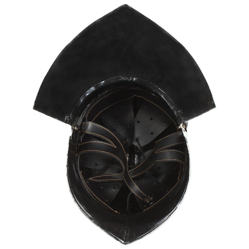 Casa si Gradina - Decoratiuni - Decoratiuni petrecere - Masti si costume carnaval - Coif cavaler medieval antic, jocuri de rol, argintiu, otel, model 31 - Infinity.ro