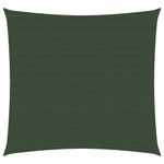 Casa si Gradina - Gradina si terasa - Umbrele si pavilioane - Umbrele - Panza parasolar, verde inchis, 2,5 x 2,5 m, HDPE, 160 g / m² - Infinity.ro