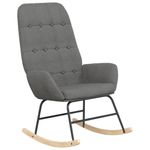 Casa si Gradina - Gradina si terasa - Balansoare si hamace - Balansoare - Scaun balansoar cu taburet, gri deschis, textil - Infinity.ro