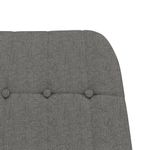 Casa si Gradina - Gradina si terasa - Balansoare si hamace - Balansoare - Scaun balansoar cu taburet, gri deschis, textil - Infinity.ro