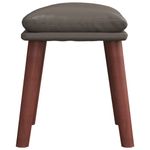 Casa si Gradina - Mobilier - Scaune si fotolii - Tabureti - Taburet, 45x29,5x35 cm, piele ecologica, model picior din lemn - Infinity.ro