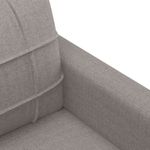 Casa si Gradina - Mobilier - Seturi de mobilier - Seturi living - Set de canapea cu perne, 3 piese, gri taupe, material textil - Infinity.ro