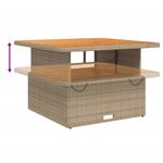 Casa si Gradina - Gradina si terasa - Mobilier exterior - Seturi mobila gradina - Set canapele de gradina, 4 piese, cu perne, bej, poliratan - Infinity.ro