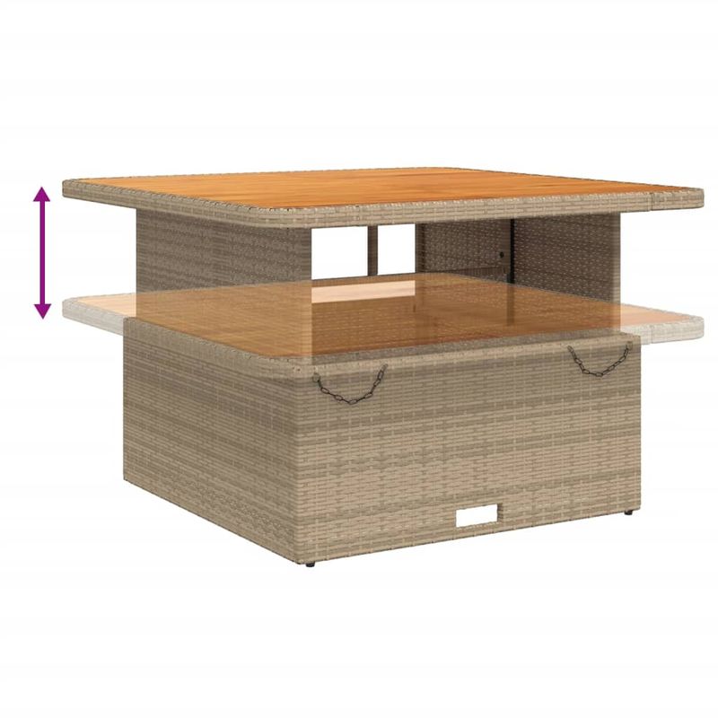 Casa si Gradina - Gradina si terasa - Mobilier exterior - Seturi mobila gradina - Set canapele de gradina, 4 piese, cu perne, bej, poliratan - Infinity.ro