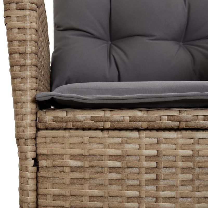 Casa si Gradina - Gradina si terasa - Mobilier exterior - Seturi mobila gradina - Set canapele de gradina, 4 piese, cu perne, bej, poliratan - Infinity.ro