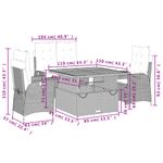 Casa si Gradina - Gradina si terasa - Mobilier exterior - Seturi mobila gradina - Set canapele de gradina, 4 piese, cu perne, bej, poliratan - Infinity.ro