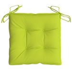Casa si Gradina - Textile si covoare - Perne si pilote - Perne decorative - Perne de scaun, 4 buc., verde aprins, 40x40x7 cm, textil oxford - Infinity.ro