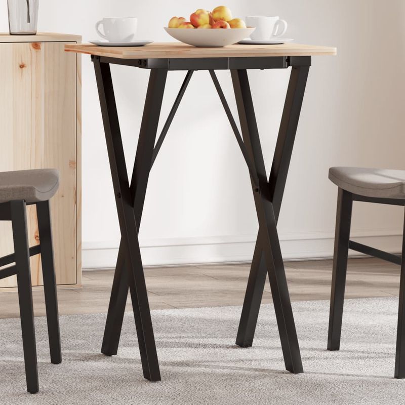 Casa si Gradina - Mobilier - Feronerie si accesorii mobila - Picioare masa de sufragerie X-Frame 40x40x73 cm Fonta - Infinity.ro