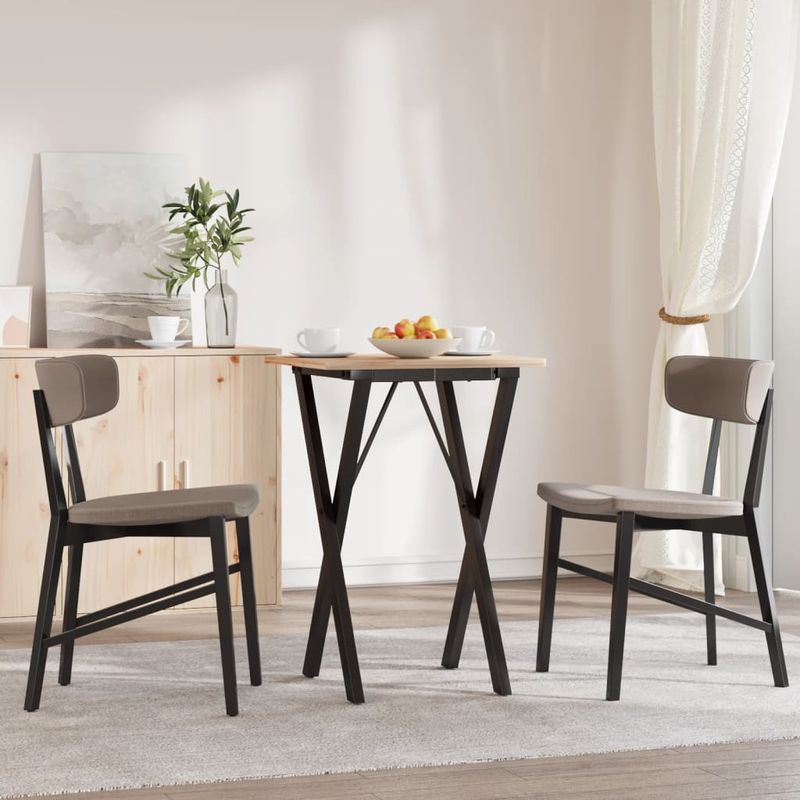 Casa si Gradina - Mobilier - Feronerie si accesorii mobila - Picioare masa de sufragerie X-Frame 40x40x73 cm Fonta - Infinity.ro
