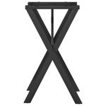 Casa si Gradina - Mobilier - Feronerie si accesorii mobila - Picioare masa de sufragerie X-Frame 40x40x73 cm Fonta - Infinity.ro
