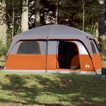 Sport si Outdoor - Camping - Corturi camping - Cort de camping pentru 10 persoane, gri/portocaliu, impermeabil - Infinity.ro