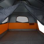 Sport si Outdoor - Camping - Corturi camping - Cort de camping pentru 10 persoane, gri/portocaliu, impermeabil - Infinity.ro