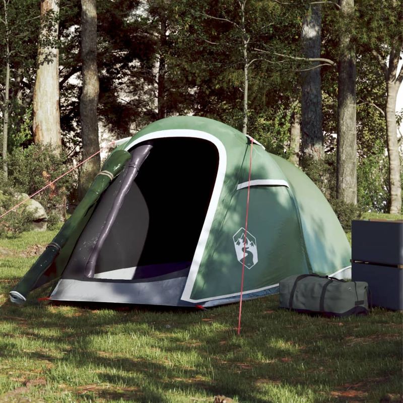 Sport si Outdoor - Camping - Corturi camping - Cort de camping pentru 2 persoane, verde, impermeabil - Infinity.ro