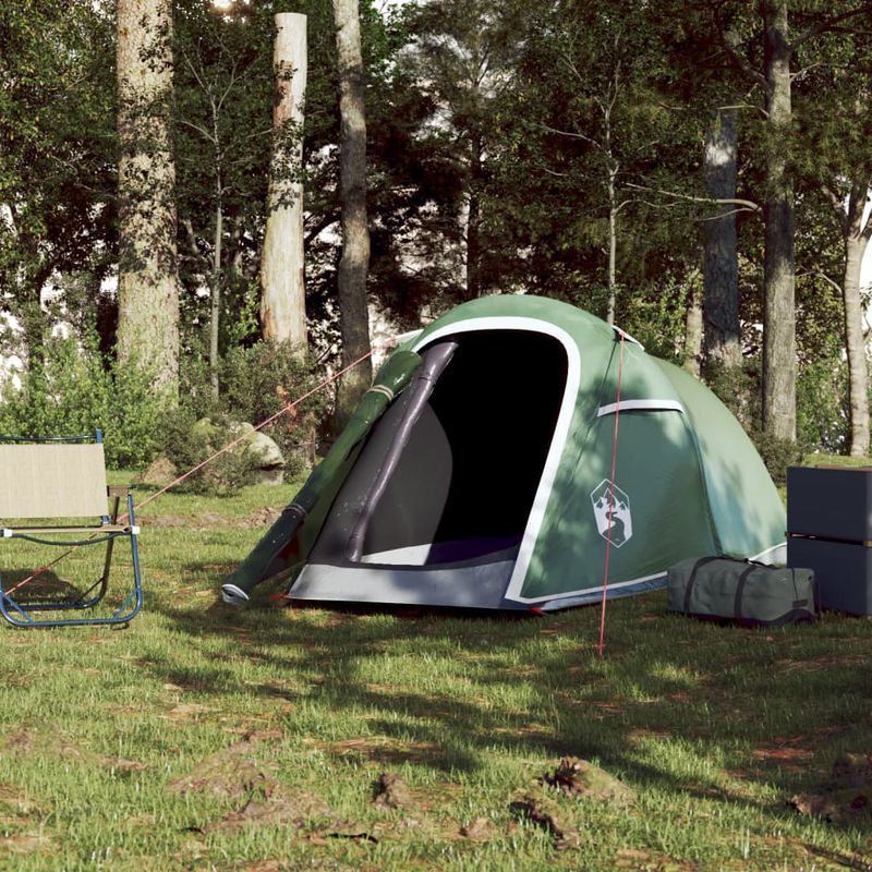 Sport si Outdoor - Camping - Corturi camping - Cort de camping pentru 2 persoane, verde, impermeabil - Infinity.ro