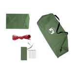 Sport si Outdoor - Camping - Copertine si adaposturi - Prelata de camping, verde, 300x294 cm, impermeabila, material oxford - Infinity.ro