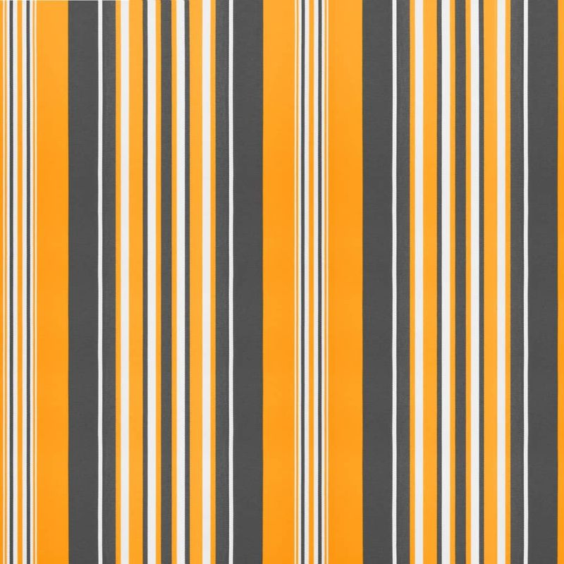 Casa si Gradina - Gradina si terasa - Umbrele si pavilioane - Pavilioane - Panza de rezerva copertina, dungi multicolore, 6x3 m, portocaliu și negru - Infinity.ro