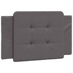 Casa si Gradina - Mobilier - Paturi si accesorii - Accesorii paturi - Tablie de pat Gri din beton 75 cm Lemn compozit - Infinity.ro