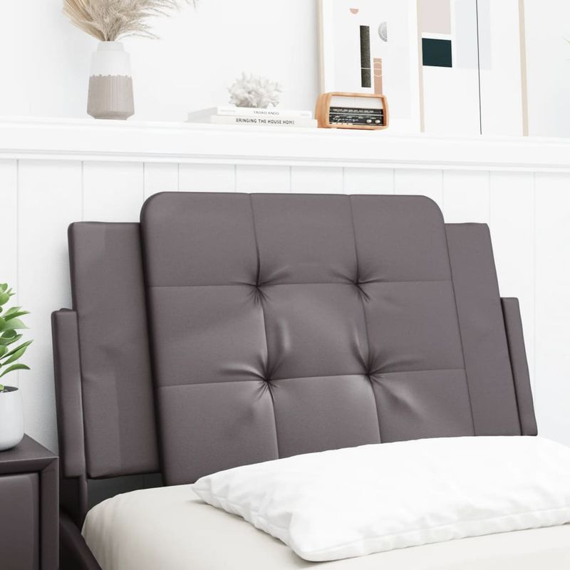 Casa si Gradina - Mobilier - Paturi si accesorii - Accesorii paturi - Tablie de pat Gri din beton 75 cm Lemn compozit - Infinity.ro
