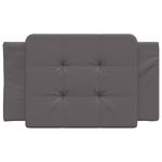 Casa si Gradina - Mobilier - Paturi si accesorii - Accesorii paturi - Tablie de pat Gri din beton 75 cm Lemn compozit - Infinity.ro